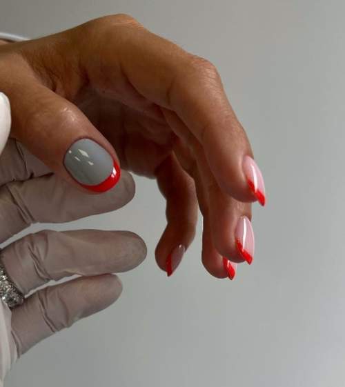 Français sur une base de couleur