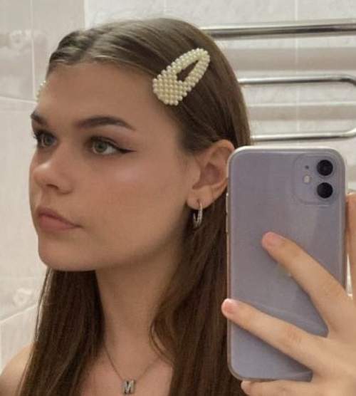 Épingle à cheveux clic clac perles