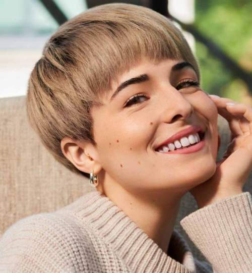 Coupe de cheveux courte