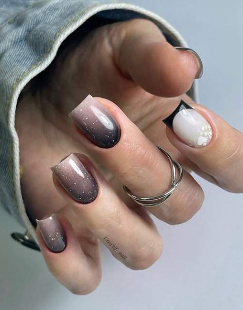 Veste marron pour le nouvel an