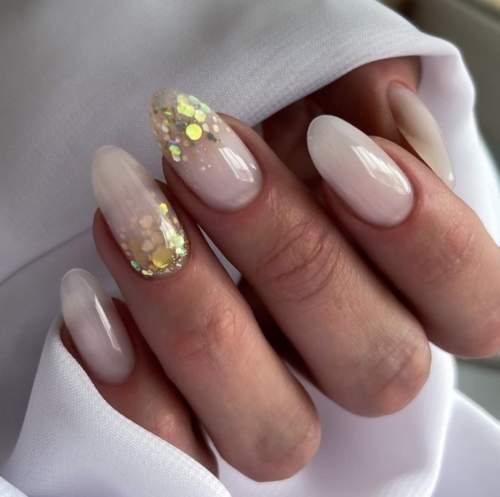 Français avec des paillettes