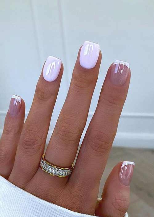 Ongles courts nouvel an français