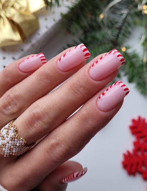 Manucure nue du Nouvel An