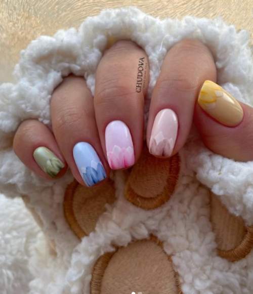 Conception des ongles du Nouvel An