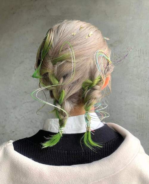 tresses asymétriques