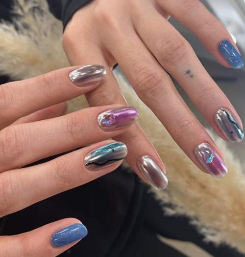 Manucure coréenne avec frottement