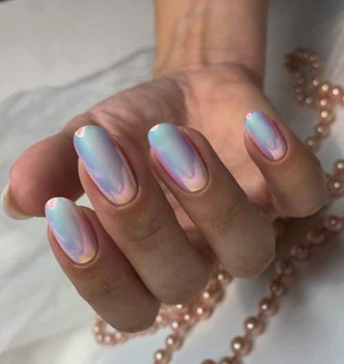 Frotter dans la conception des ongles 2023: photo d'une nouvelle manucure