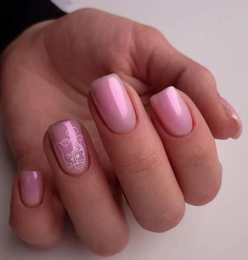 Frotter dans la conception des ongles 2023: photo d'une nouvelle manucure