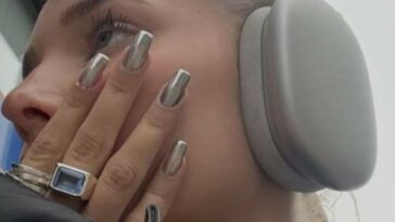 Frotter dans la conception des ongles