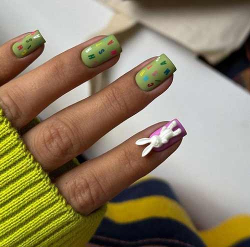 Figure volumétrique sur les ongles