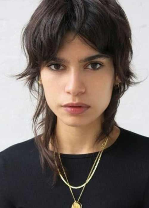 Coupe de cheveux courte mulet