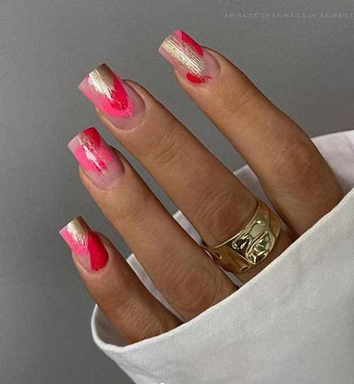 Belle manucure pour le 14 février