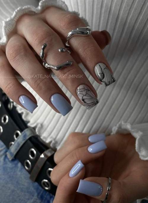 100 idées manucure pour le 14 février : une photo avec un nouveau design