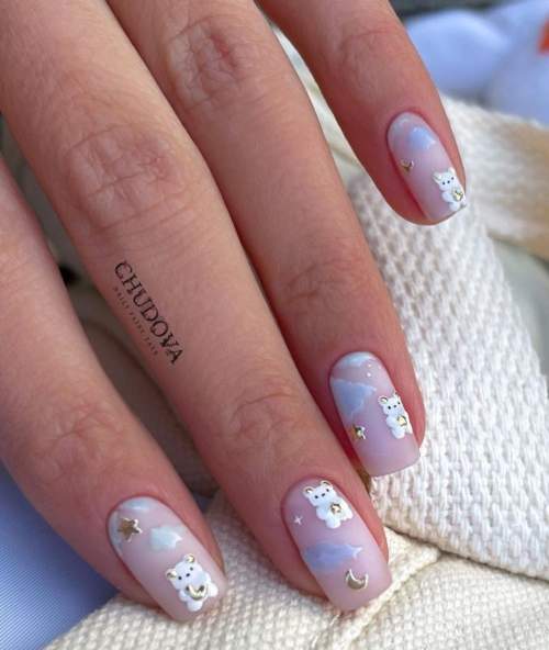 100 idées manucure pour le 14 février : une photo avec un nouveau design