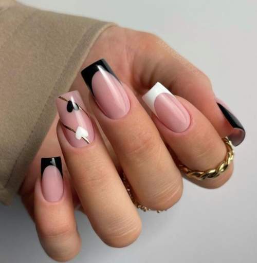 100 idées manucure pour le 14 février : une photo avec un nouveau design