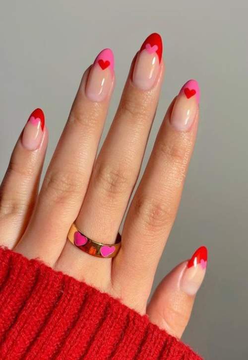 100 idées manucure pour le 14 février : une photo avec un nouveau design