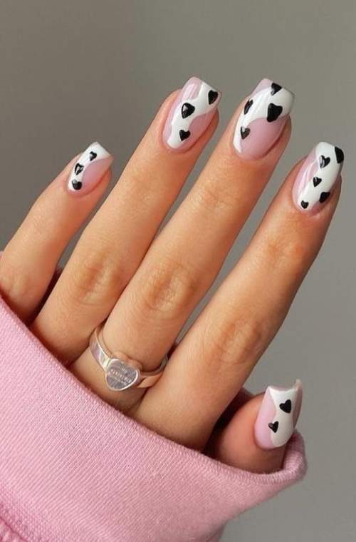 100 idées manucure pour le 14 février : une photo avec un nouveau design