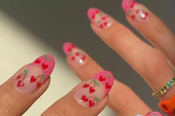 Idées manucure pour le 14 février
