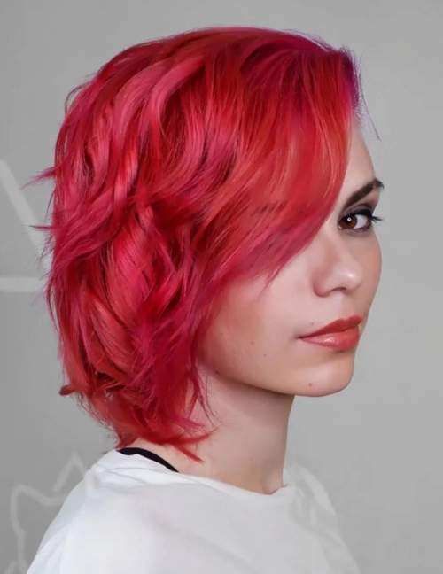 coupe de cheveux asymétrique