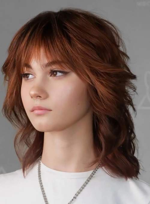 Cascade moderne 2023 pour cheveux courts: photo