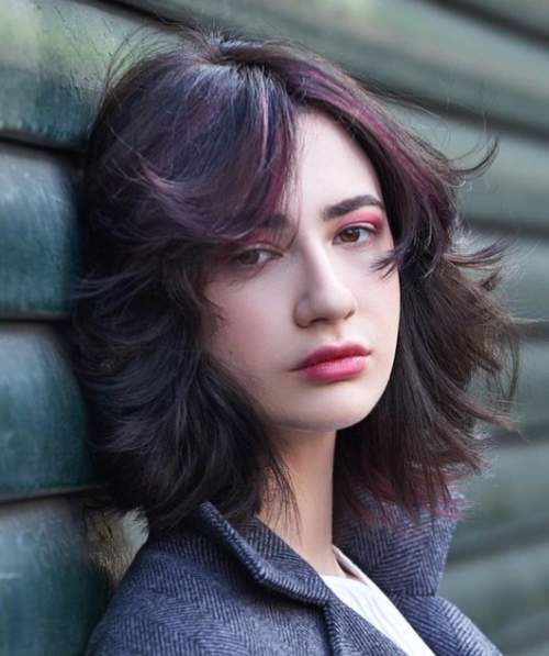 Cascade moderne 2023 pour cheveux courts: photo