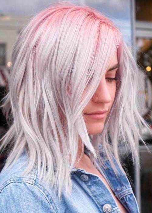 Cheveux fins mi-longs