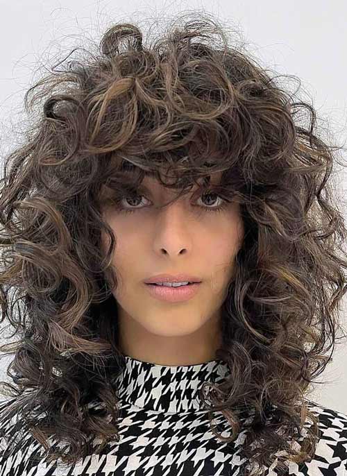 Coupe de cheveux femme shag