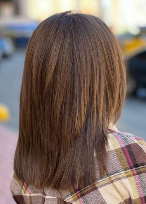 Cascade volumétrique aux épaules