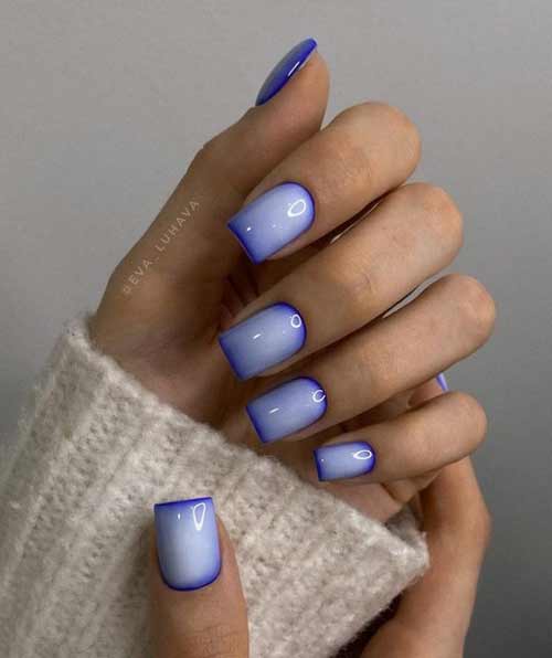 Manucure de printemps ongles courts