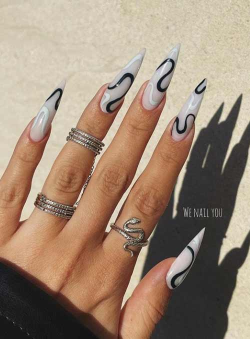 Amandes de manucure au lait de printemps