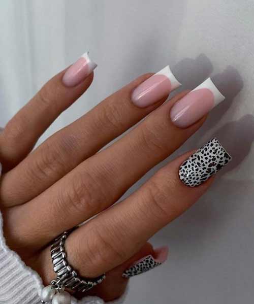 Veste printanière avec imprimé