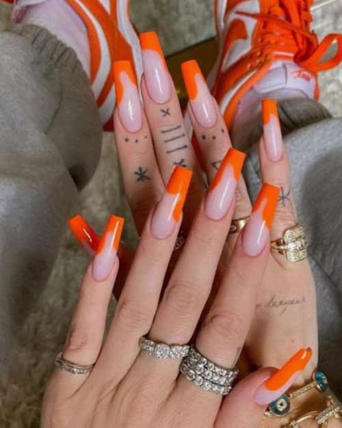 Français orange inhabituel