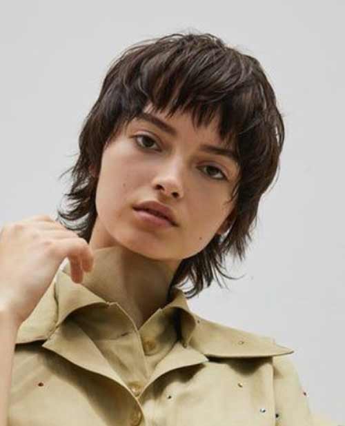 Coupe de cheveux longue mixte de lutin