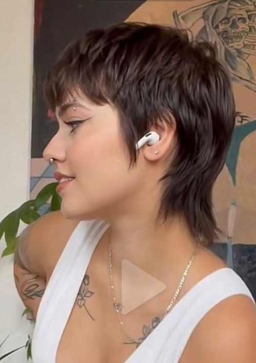 Pixie avec un long cou