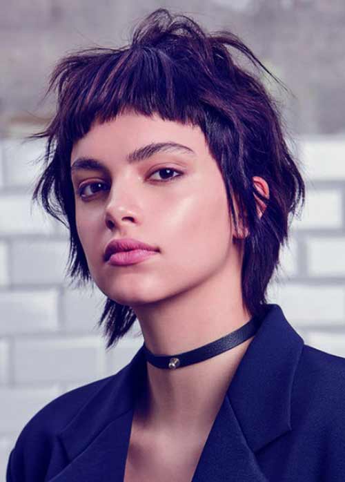 Style de mélange de Pixie pour les filles