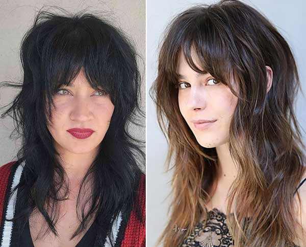 Le loup frappe avec une frange