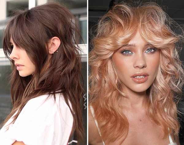 Loup coupe cheveux longs