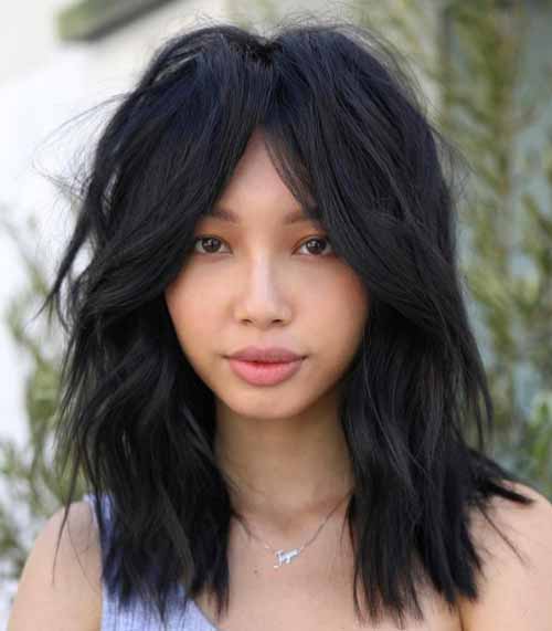 Coupe de cheveux multicouche femme