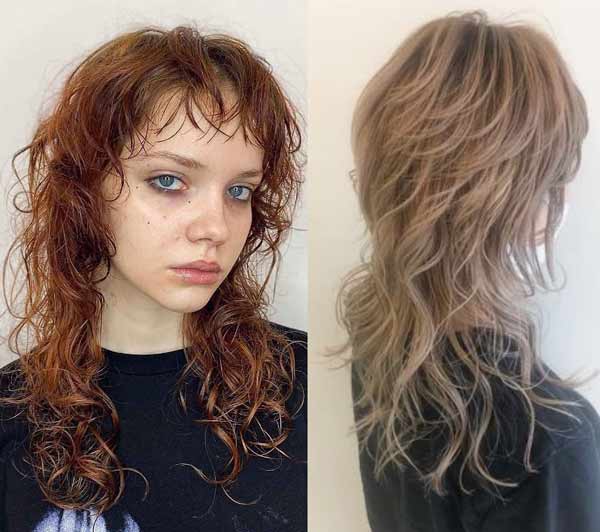 Coupe de cheveux loup pour cheveux fins