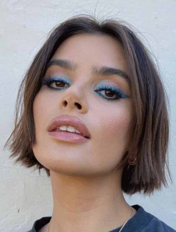 flèches de tendance bleues