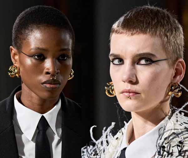 Maquillage avec des flèches pointues 2023