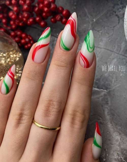 Manucure pour les ongles longs printemps