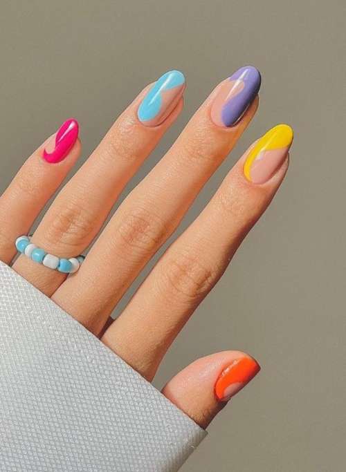 Manucure espace négatif