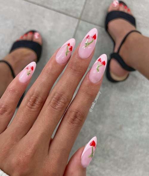 Veste rose pour le printemps