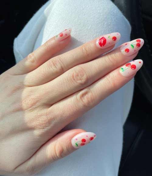 Manucure printanière élégante