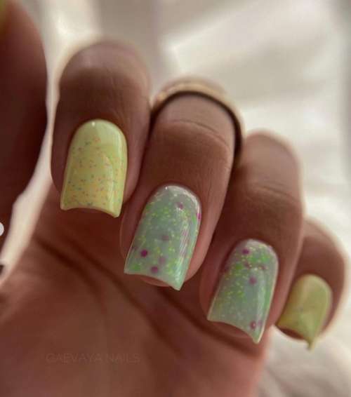 Manucure carrée élégante