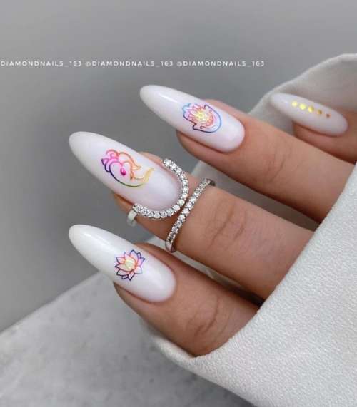 Lait ongles élégants