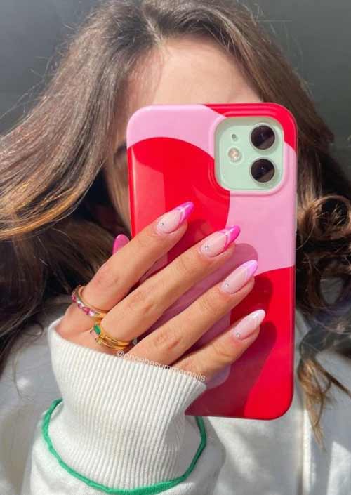 Manucure printanière élégante