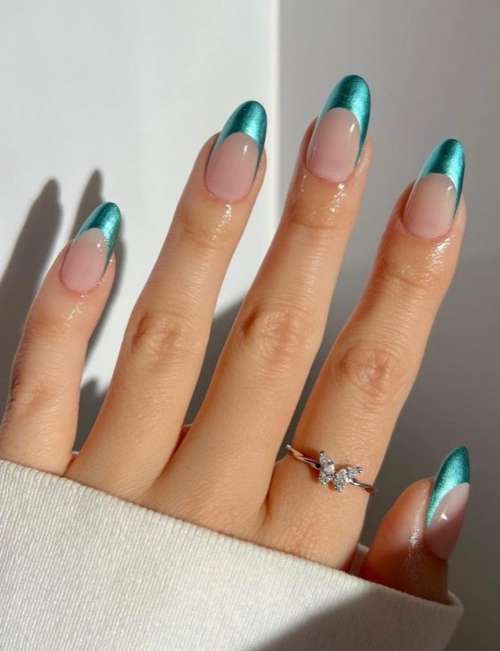 Veste turquoise brillante