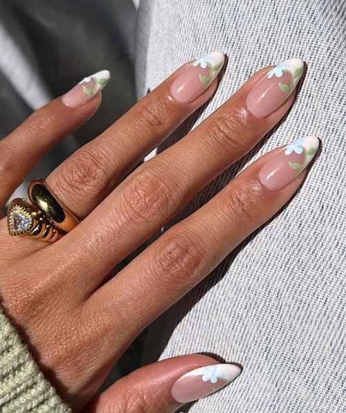 French manucure pour le printemps